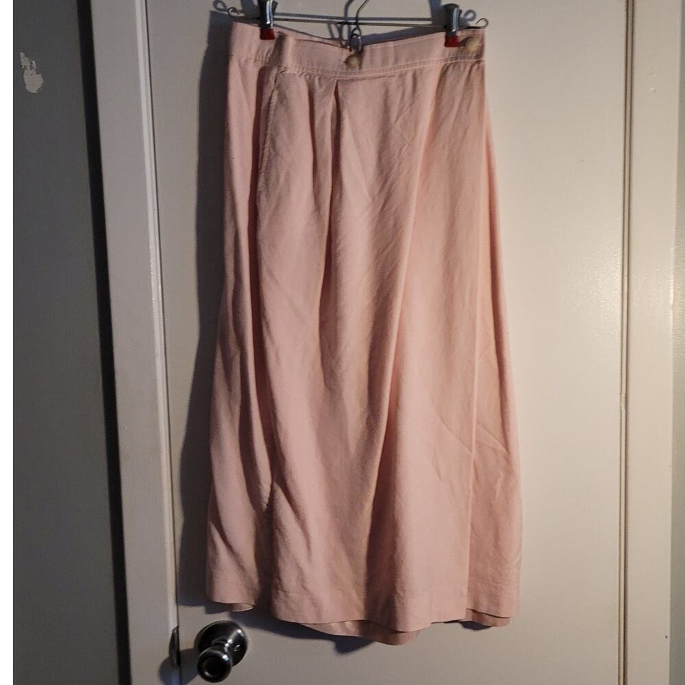VNTG 80s Evan Picone Wrap Maxi Skirt XXS 24W Modest Feminine Heritage Old Money
